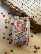 Designer Floral Threadwork Lace