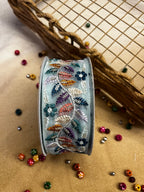 Designer Floral Threadwork Lace
