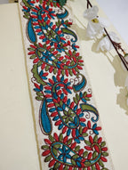 Handcrafted Floral Paisley Embroidery Trim