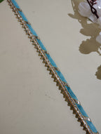 Festive Gota Patti Trim with Diagonal Zari Detailing