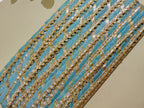 Festive Gota Patti Trim with Diagonal Zari Detailing
