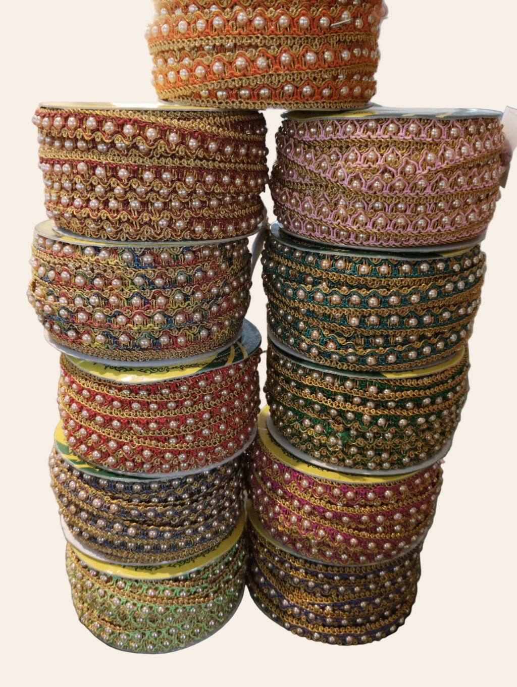 Pearl Glow Decorative Lace