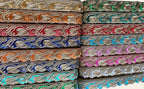 Traditional Metallic Zari & Gota Work Embroidery Trim