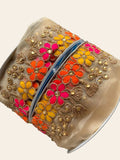 Embroidered Floral Zardozi Trim