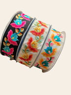 Floral Embroidered Lace Trim