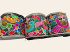 Embroidered Bird Motif Silk Ribbon