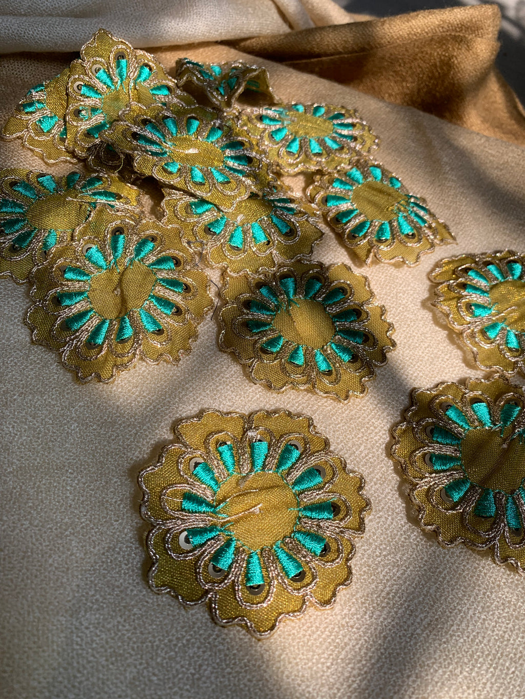 Olive Green Flower patch