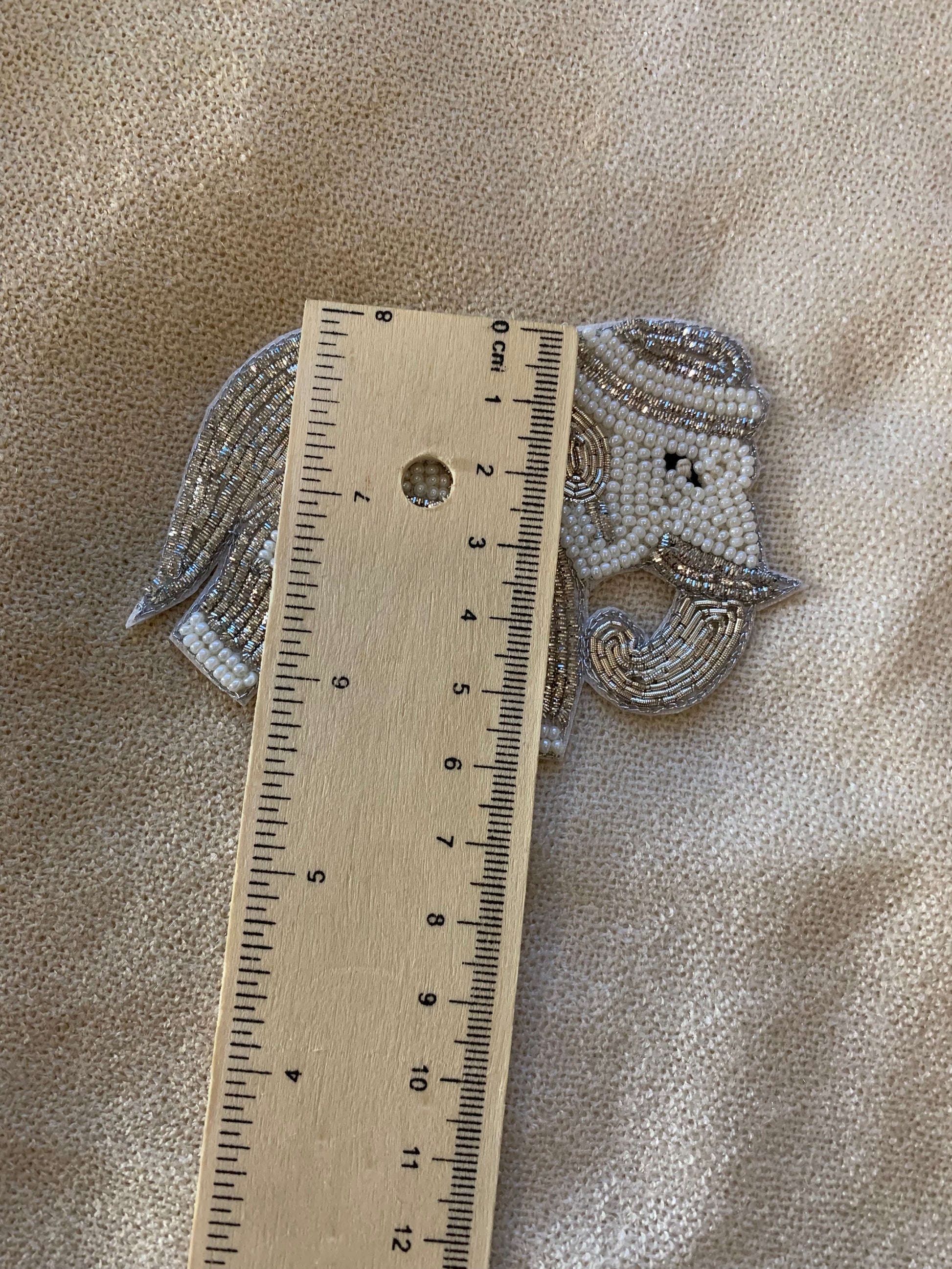 Beaded Elephant Patch