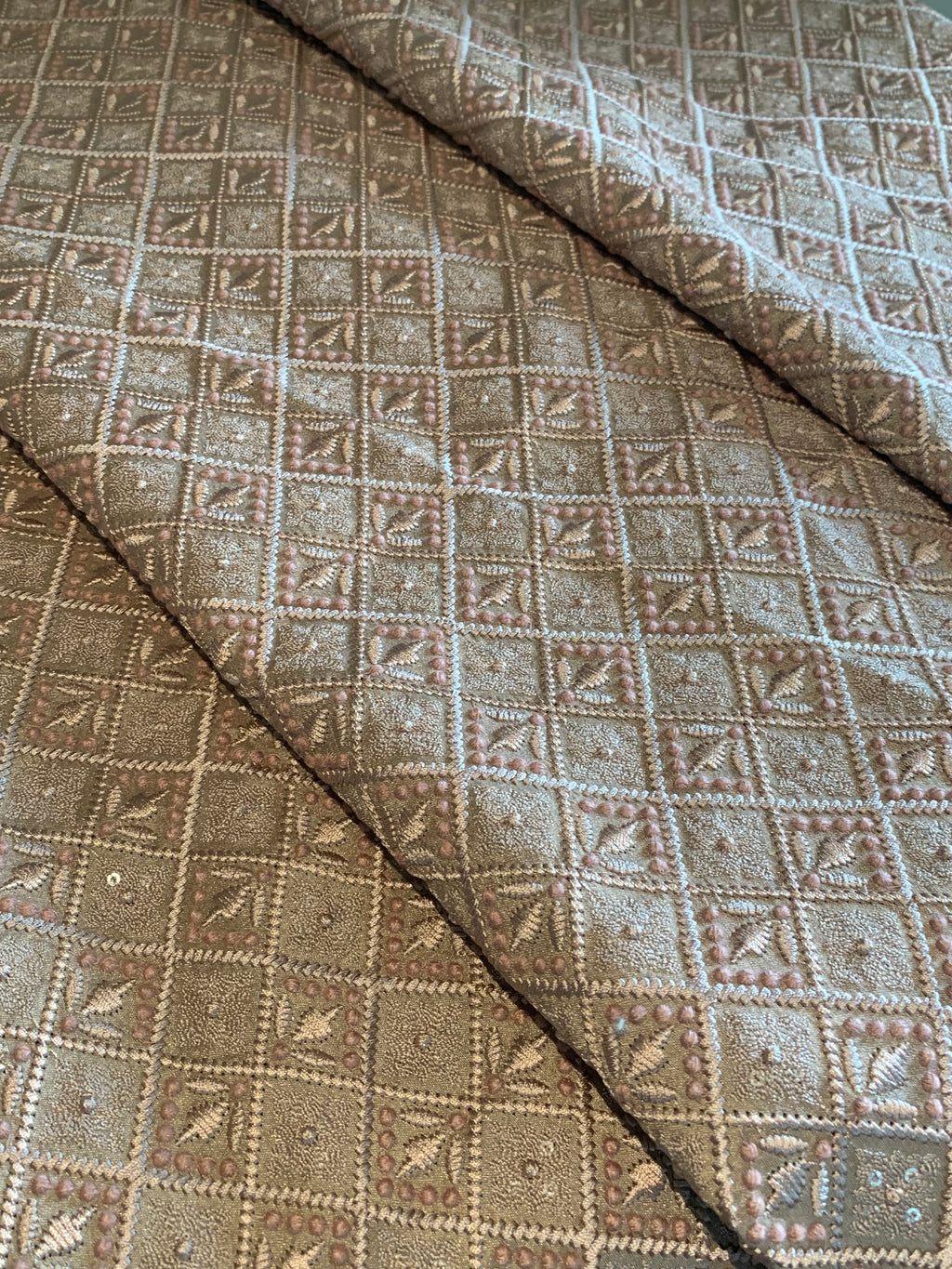 Indian Woven Silk Brocade