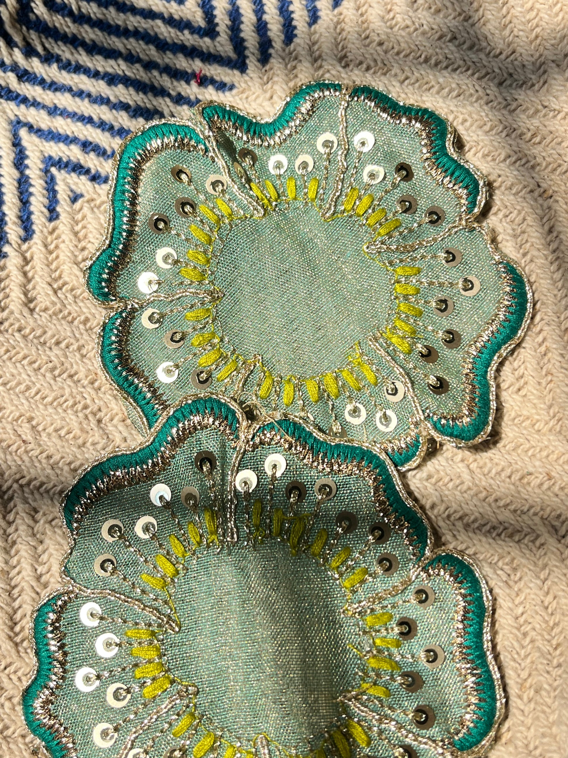 Beaded Gota Work patch