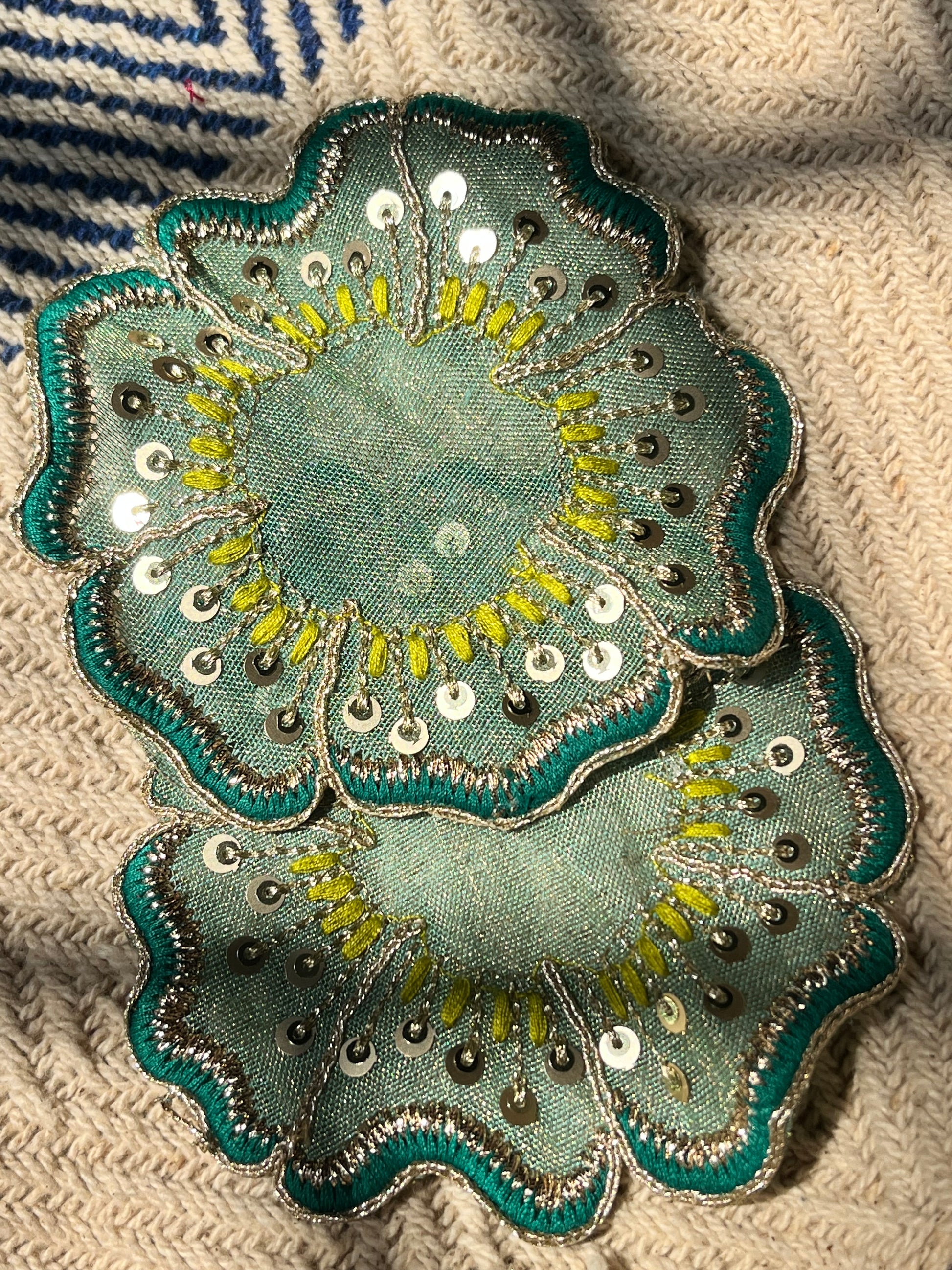 Beaded Gota Work patch