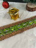Leaf Trim with Copper Border