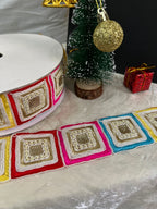 Multicolor Square Lace