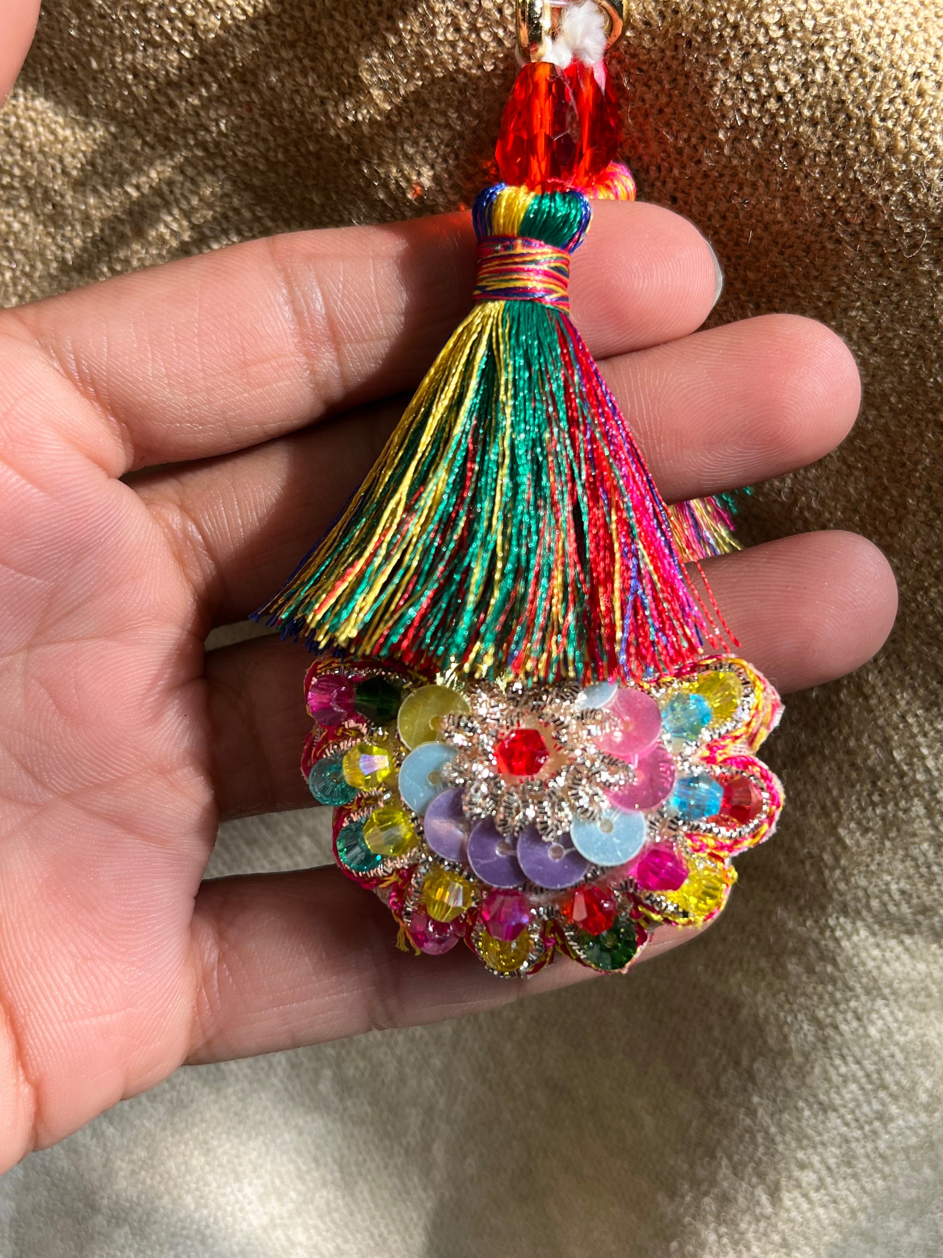 Vibrant Multicolor Festival Tassel