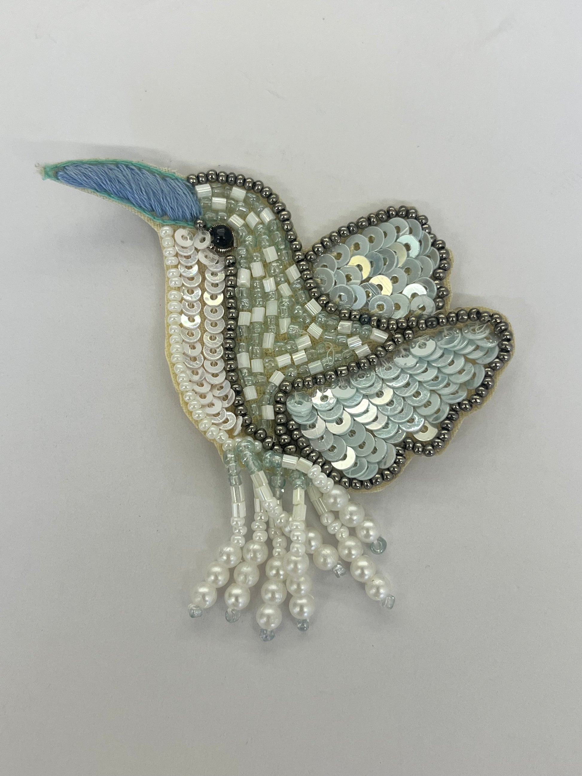 Beaded Hummingbird Patches