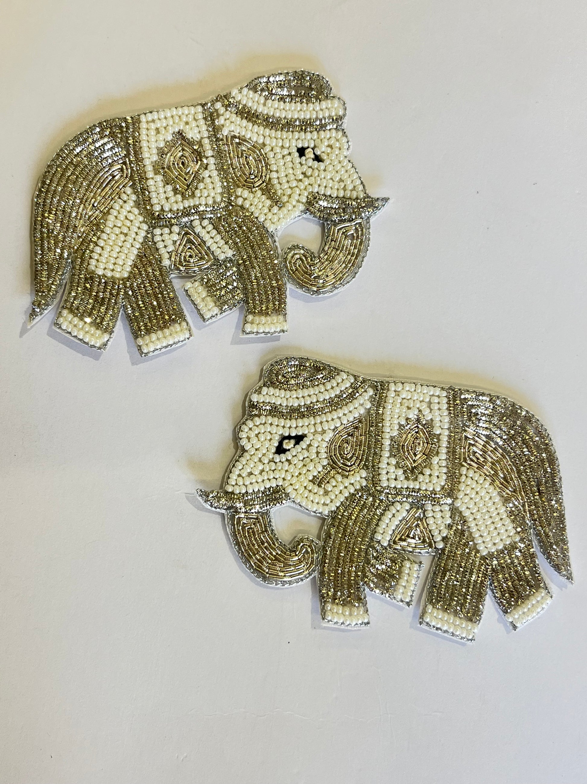 Beaded Elephant Patch