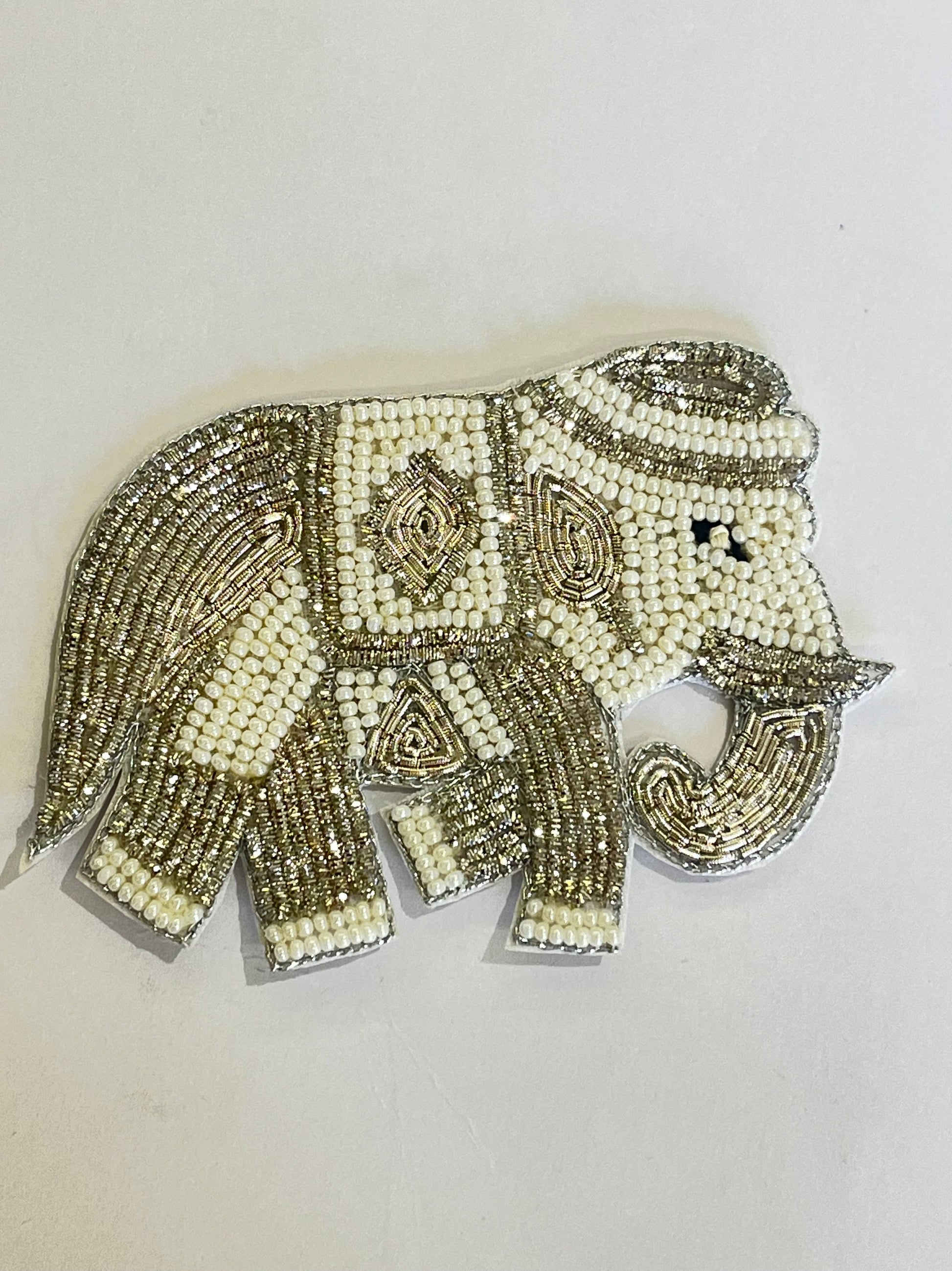 Beaded Elephant Patch