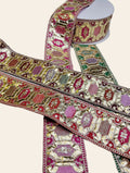 Premium Gota Patti & Zari Embroidered Geometric Lace Trim
