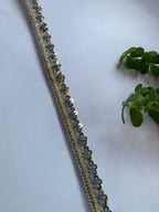 Scalloped Sequin Zari Lace Trim Collection