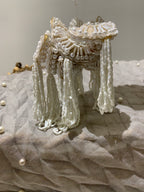 Elegant Ivory Pearl Beaded Tassel