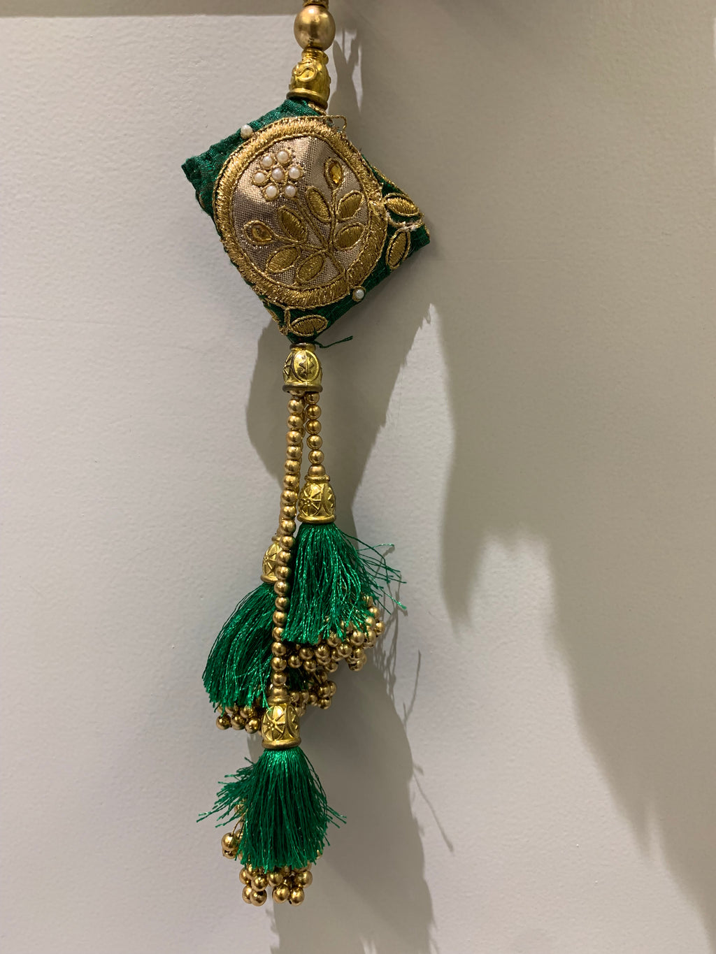 Emerald Green Thread Tassels
