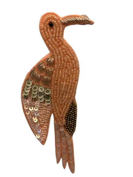 Beaded Bird Patch