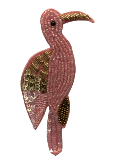 Beaded Bird Patch