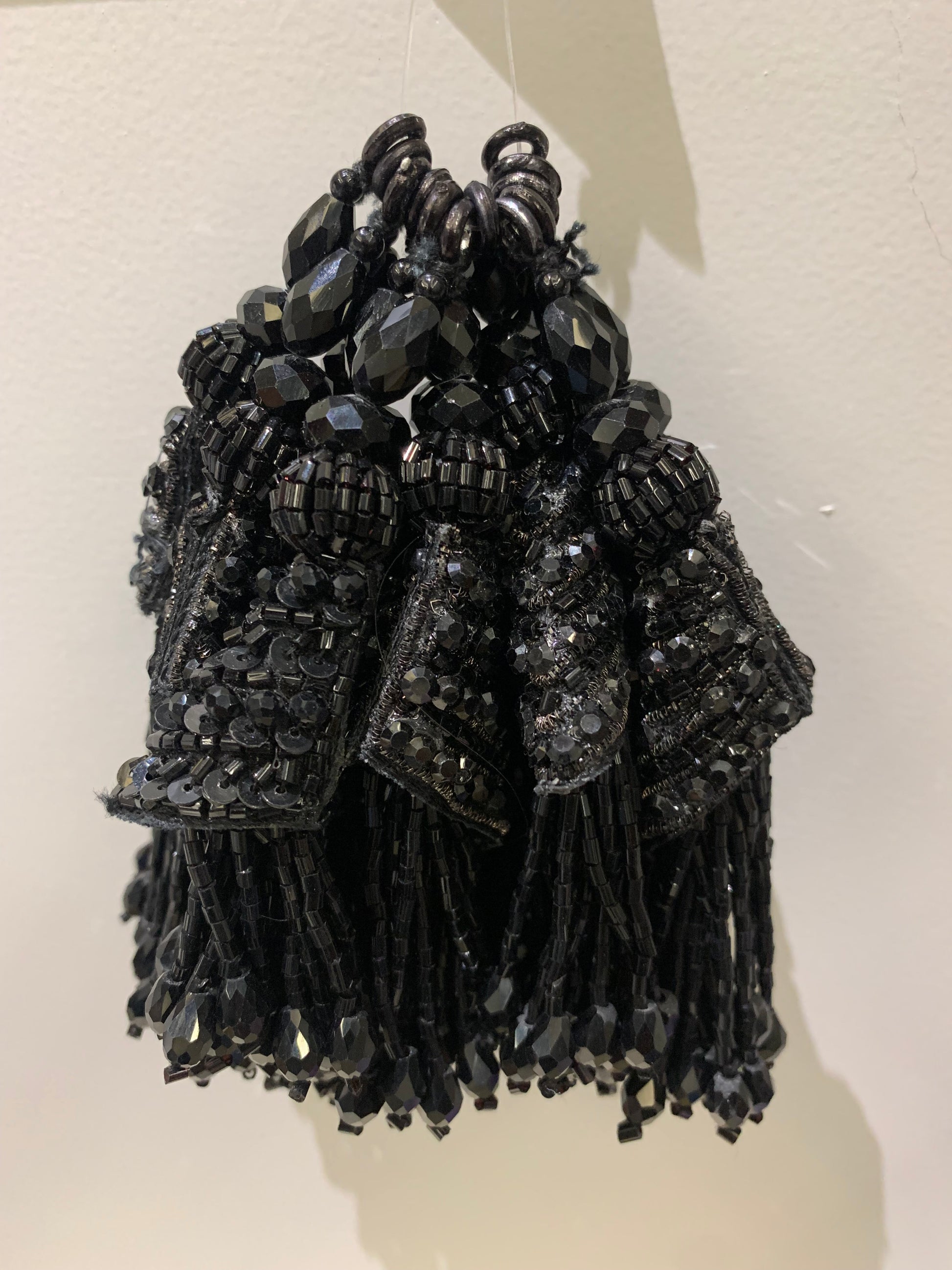 Crystal White Beaded Bridal Tassels