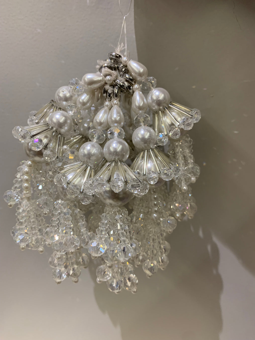 Sparkling Pearl Charm Tassel