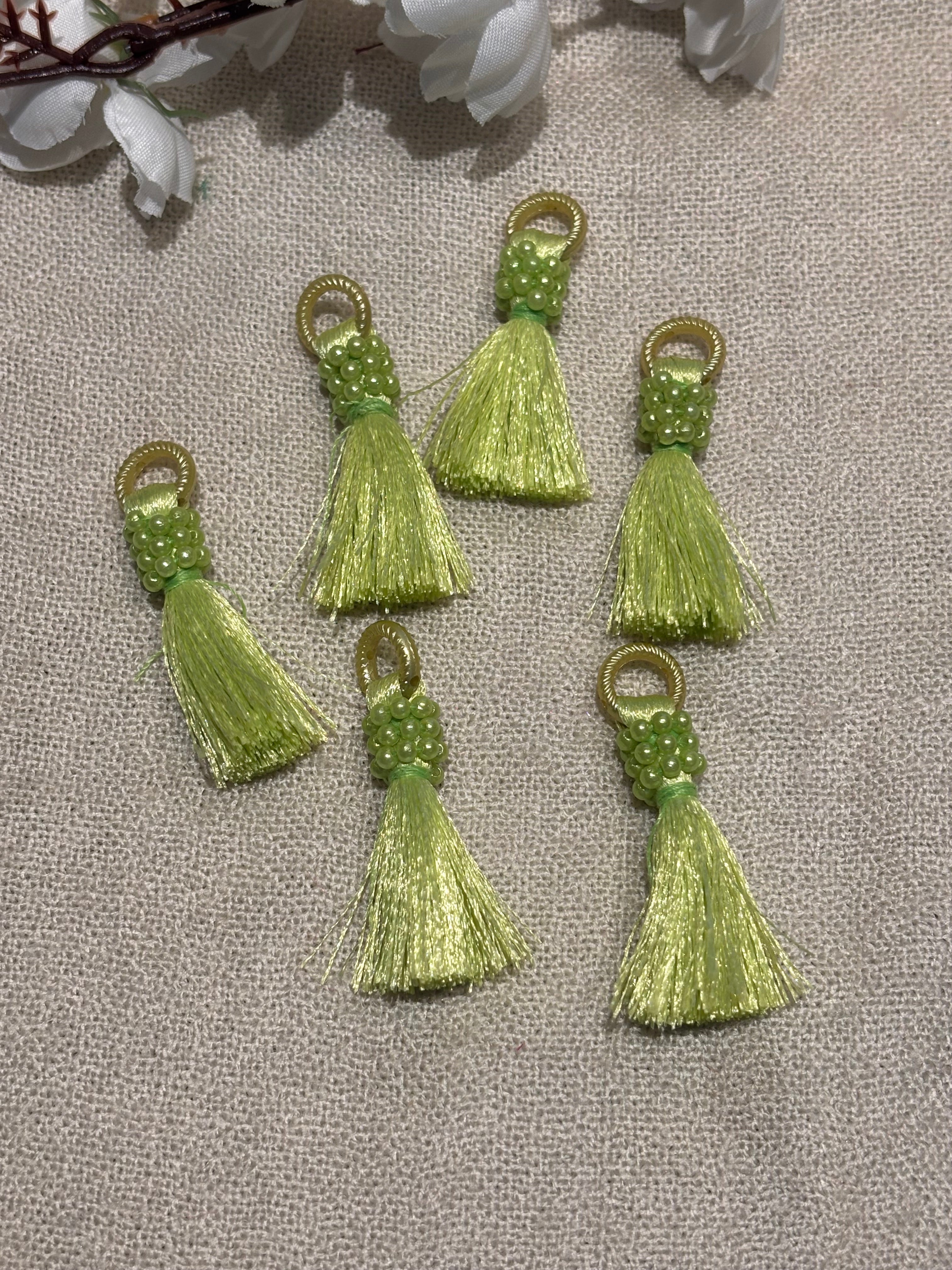 Satin Bead Tassel Trim