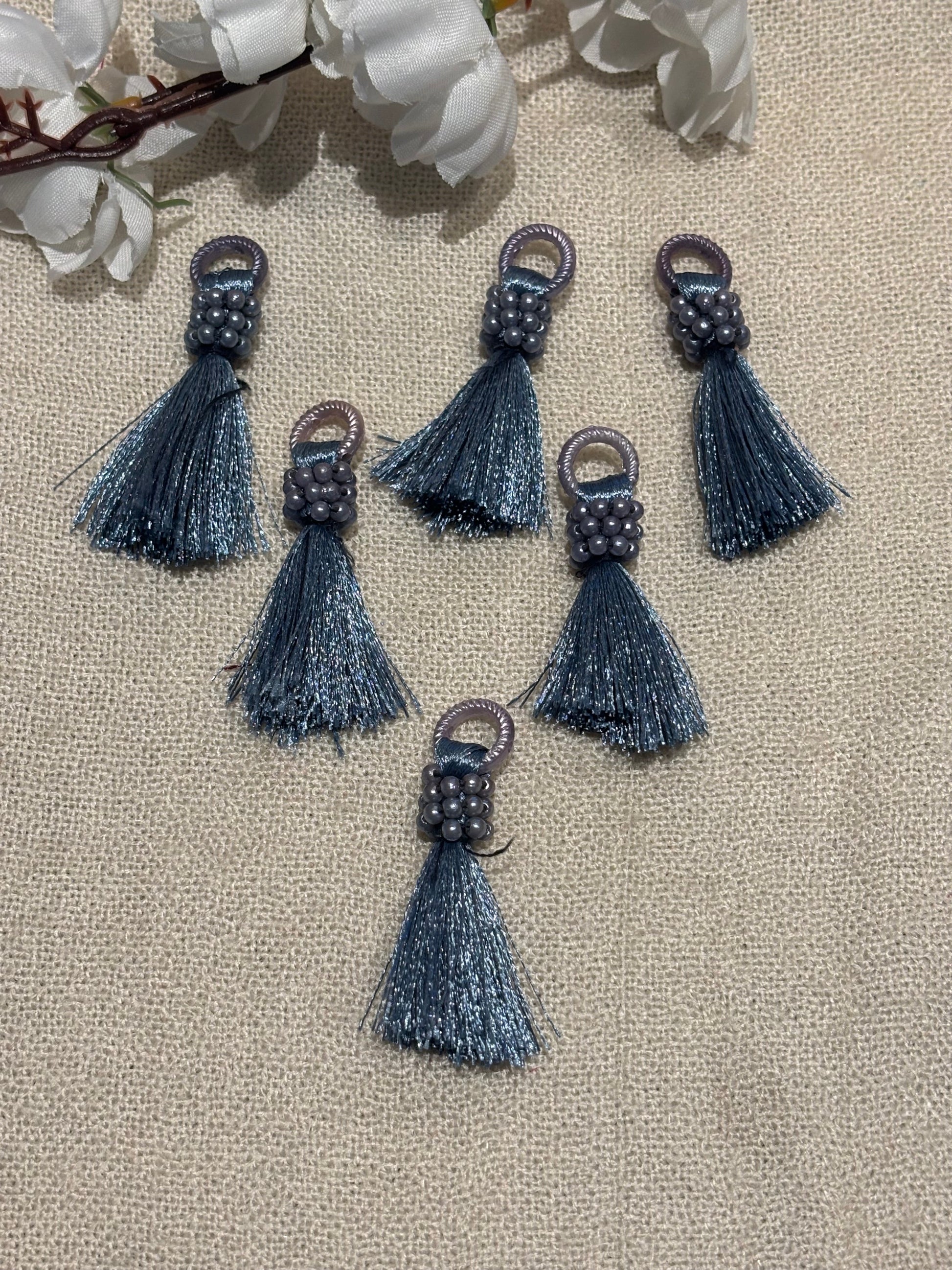 Satin Bead Tassel Trim
