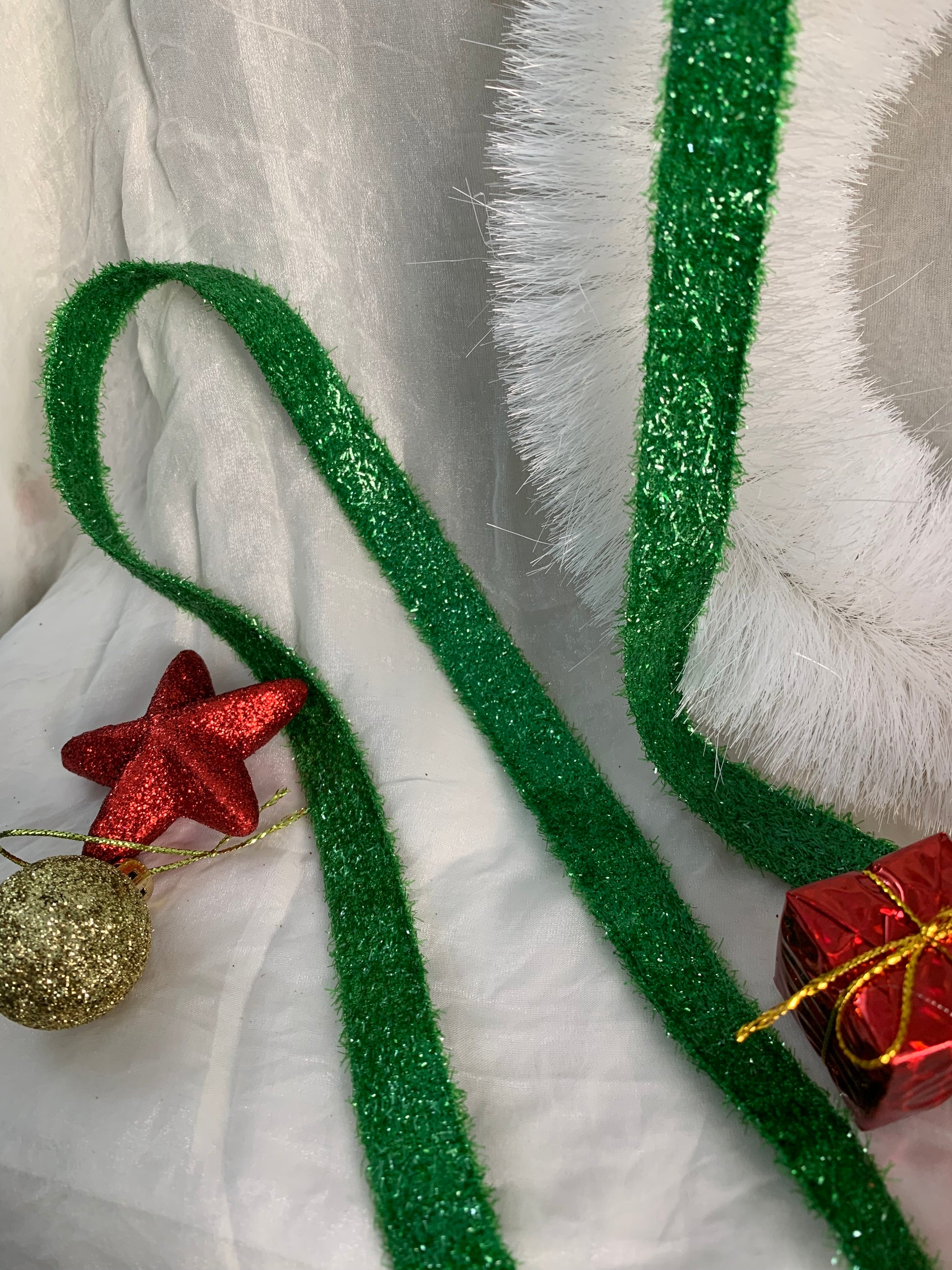 Glitter Fuzzy Decorative Lace