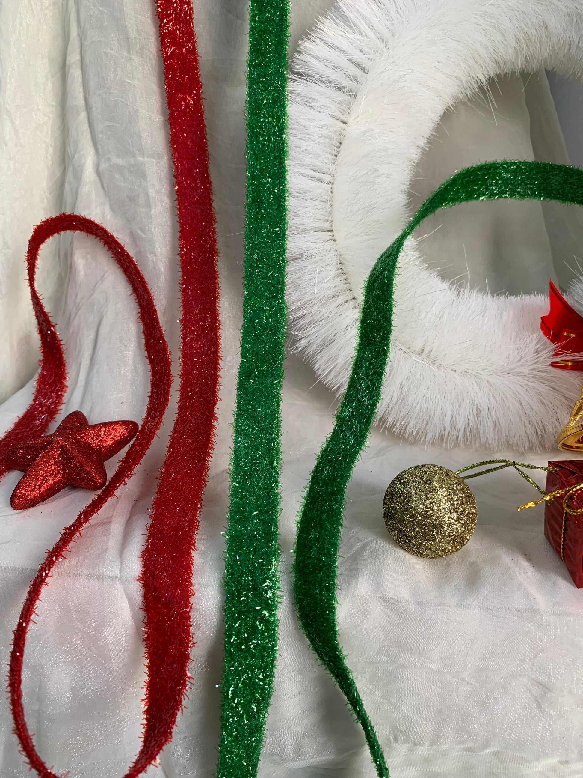 Glitter Fuzzy Decorative Lace