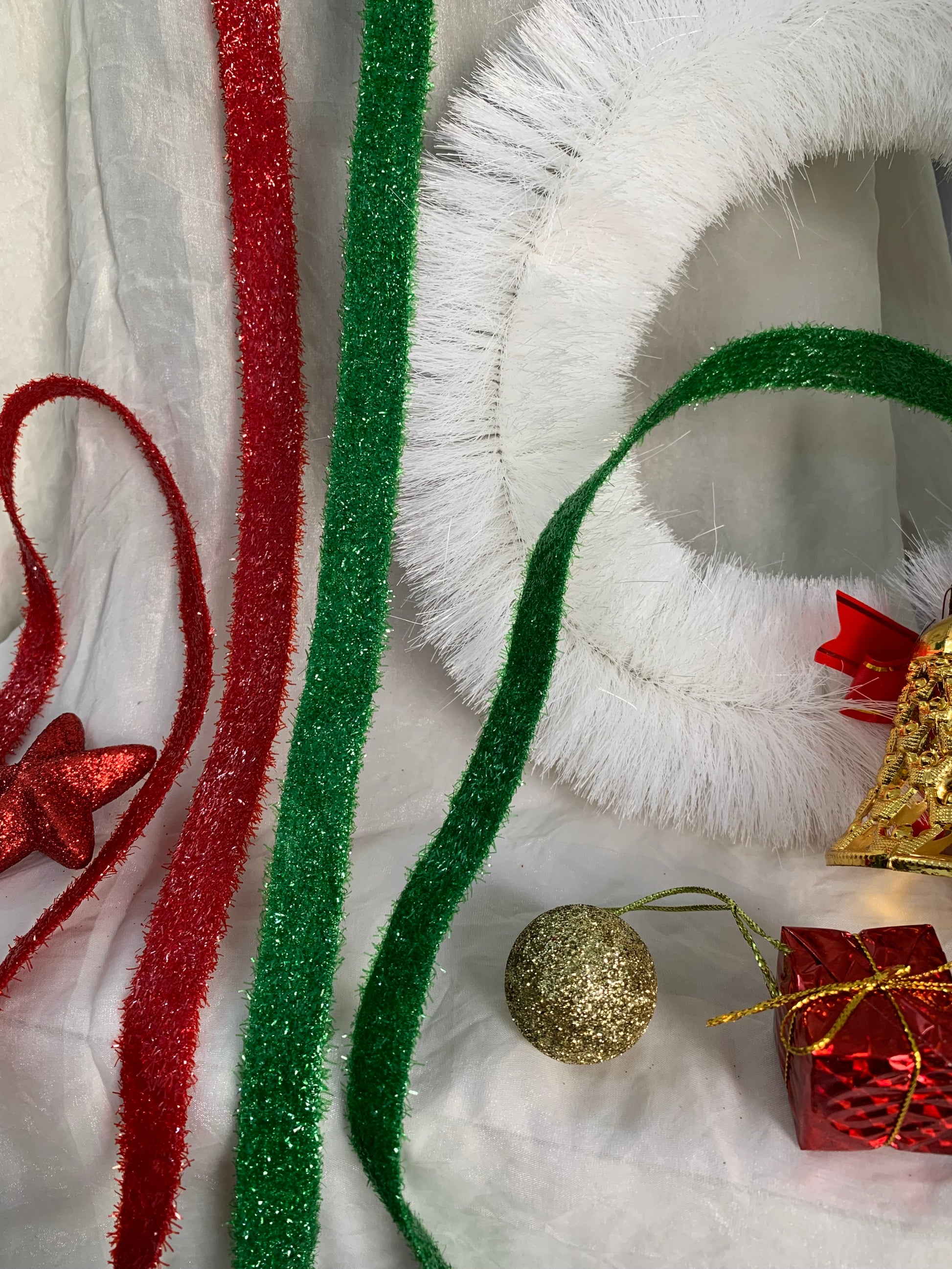 Glitter Fuzzy Decorative Lace