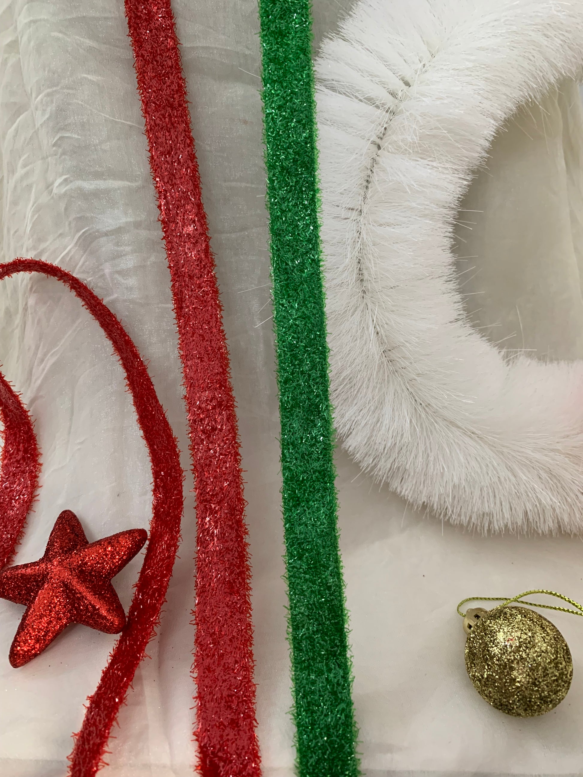 Glitter Fuzzy Decorative Lace