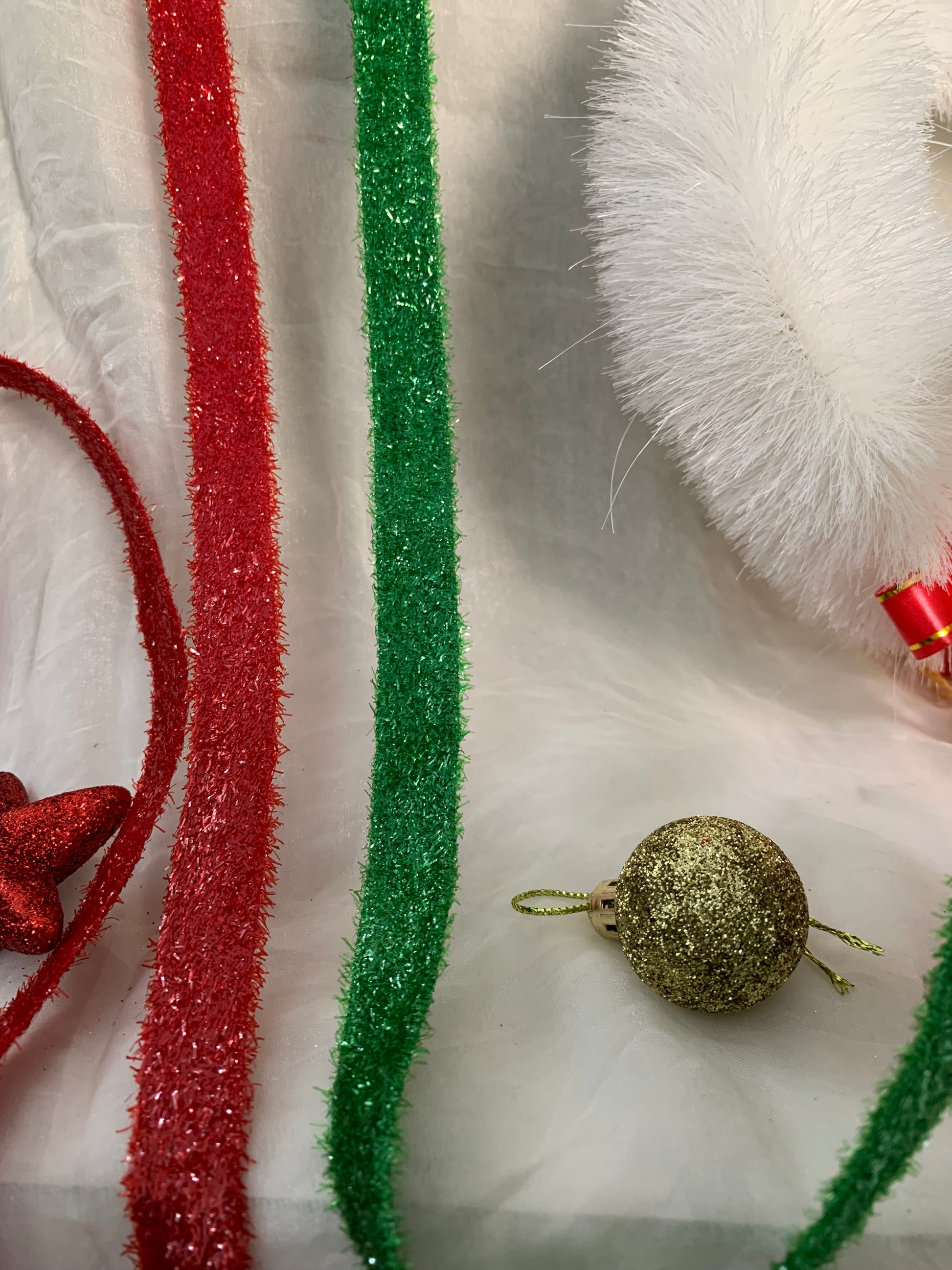 Glitter Fuzzy Decorative Lace