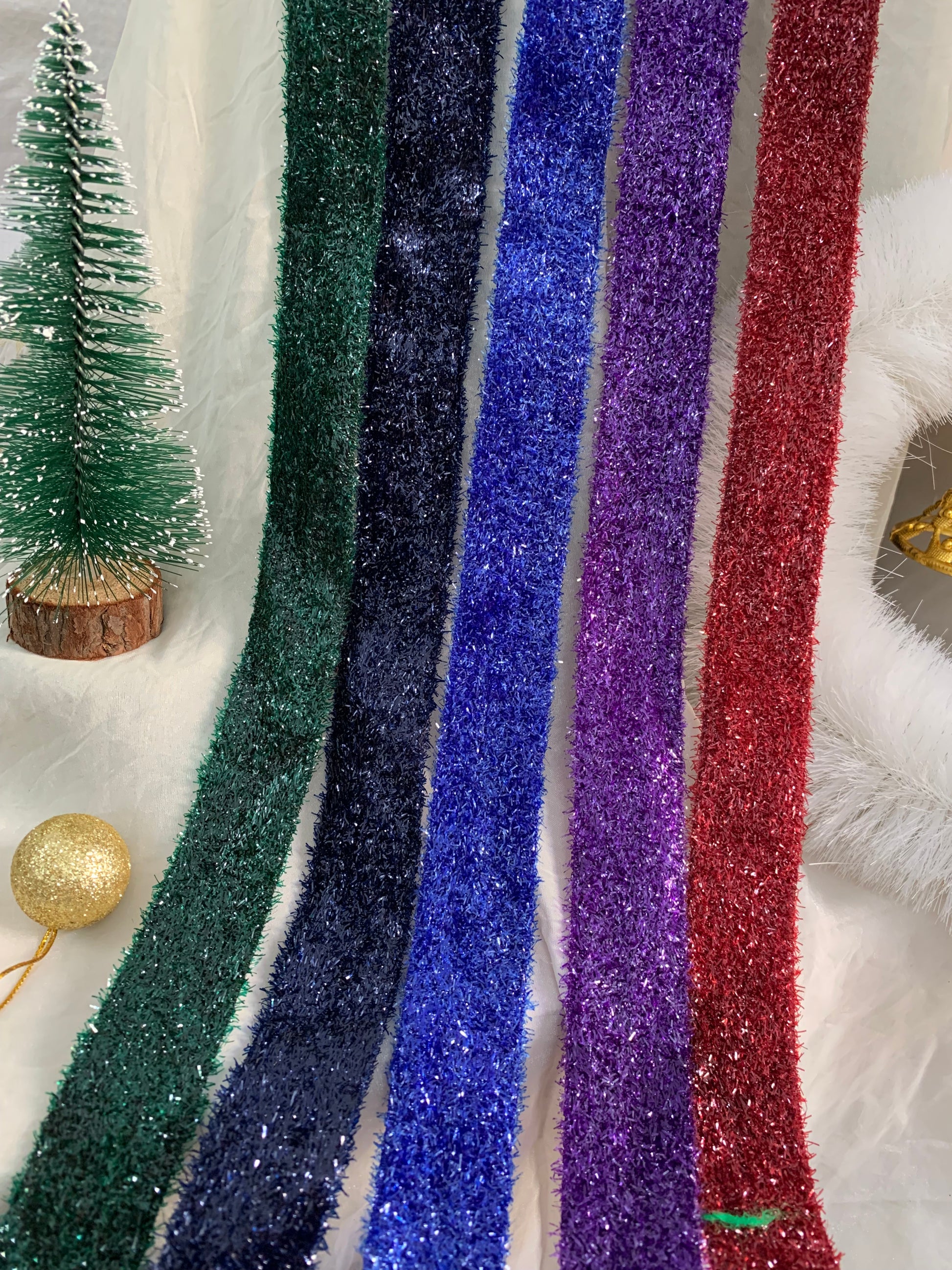 Glitter Fuzzy Decorative Lace