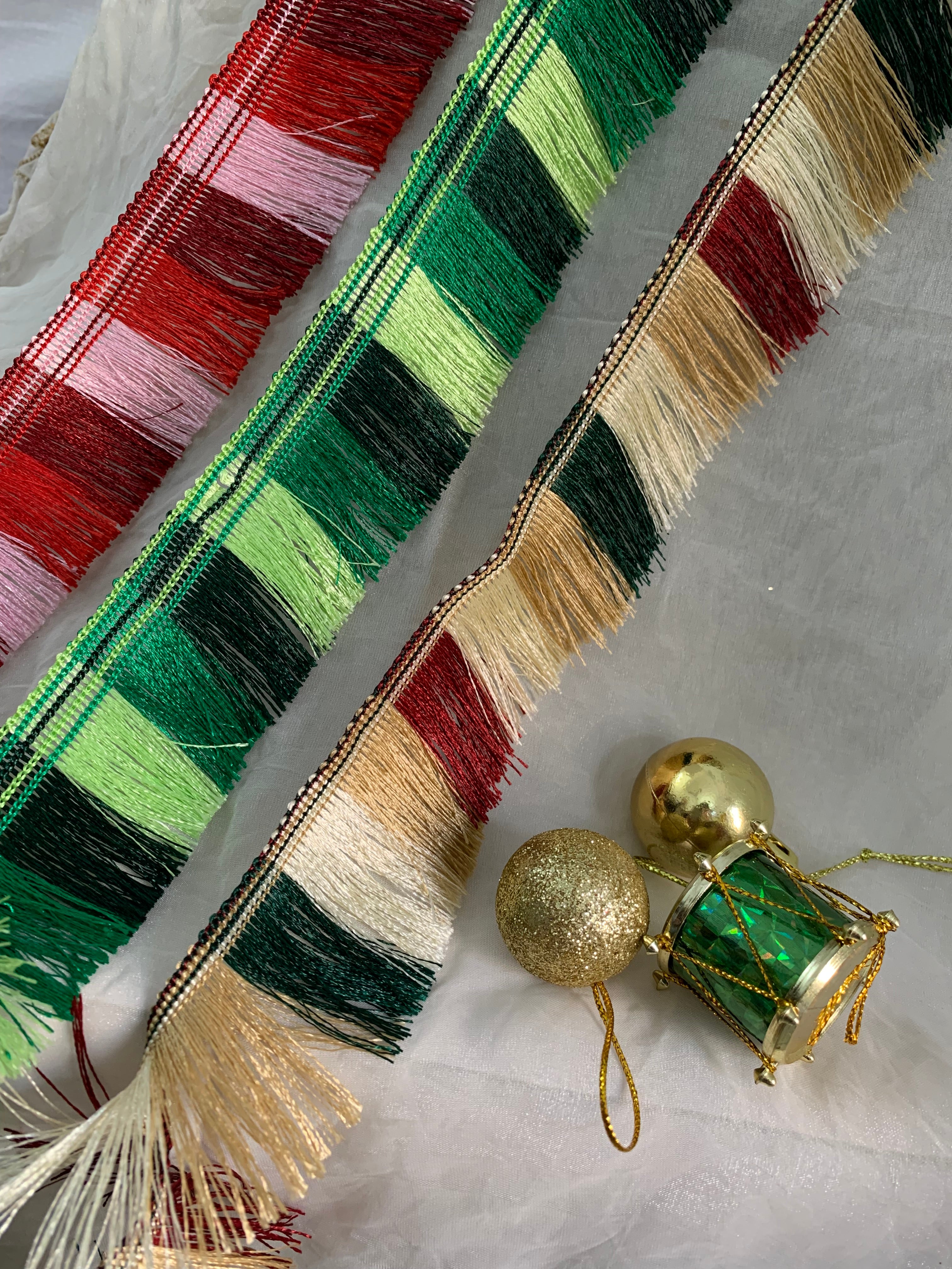 Designer Fringe Lace Multi Colors