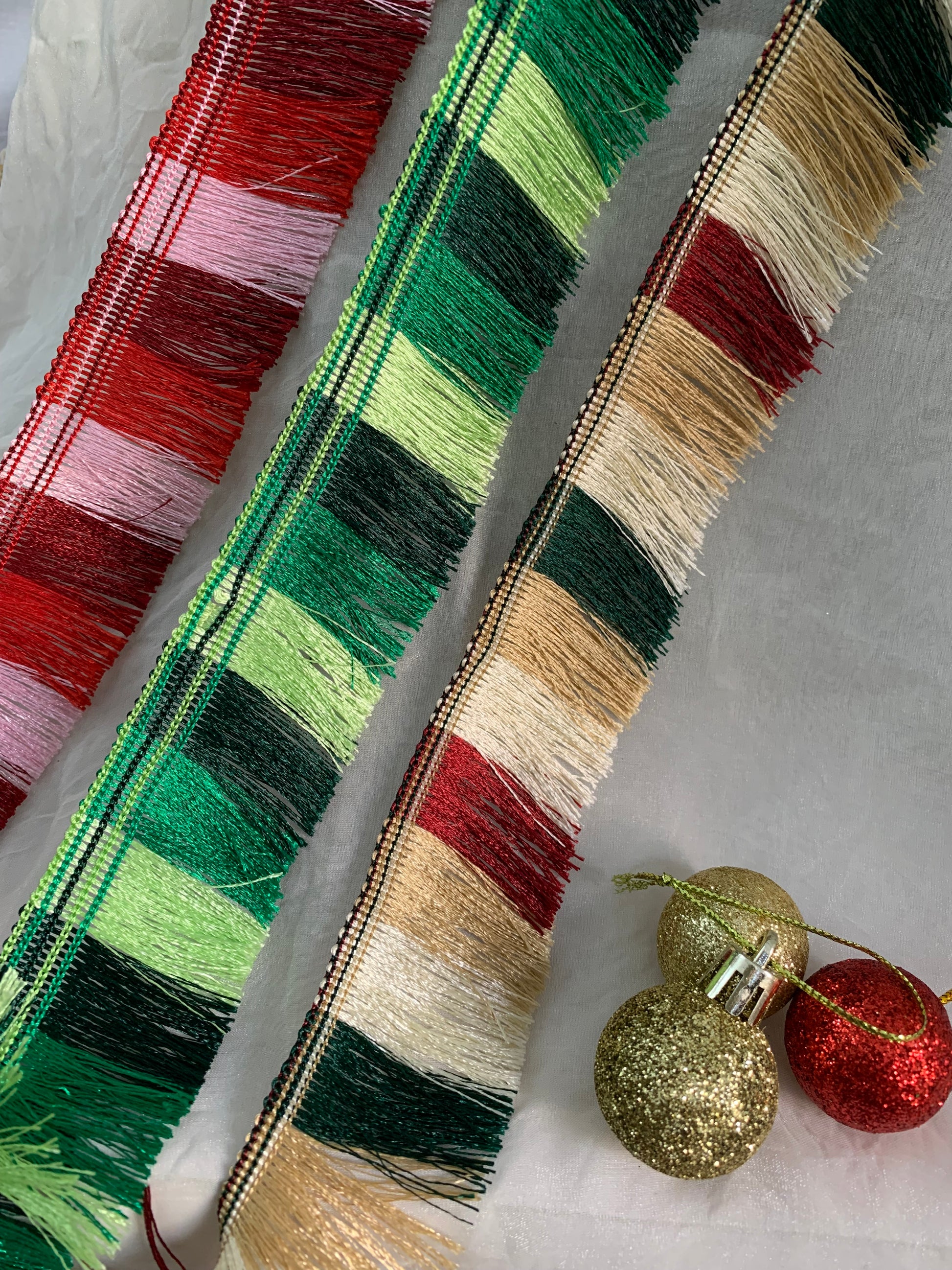 Designer Fringe Lace Multi Colors