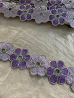 Floral Cutwork Zari Embroidered Border
