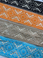 Geometric Jaal Thread Embroidery Lace