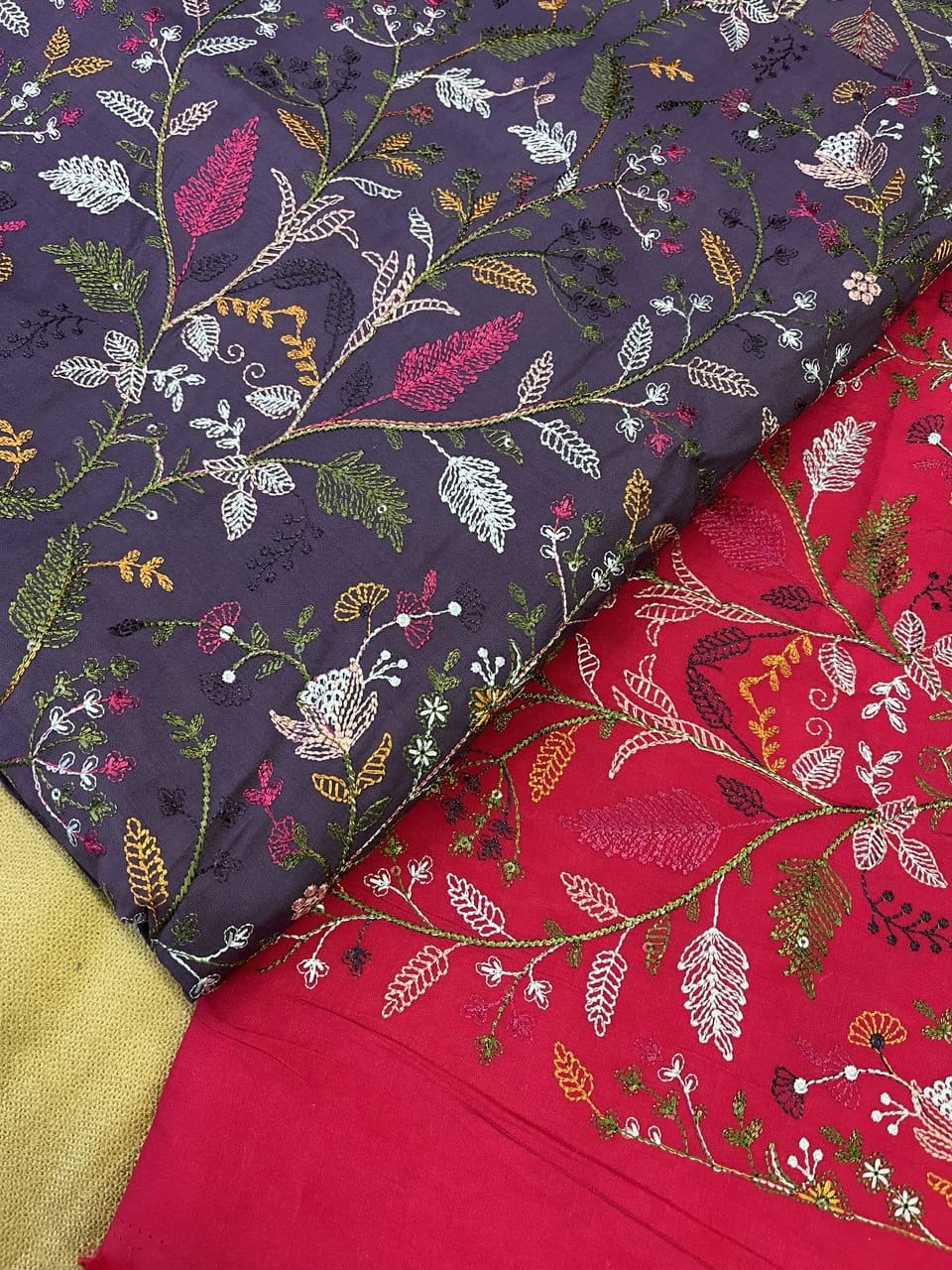 Floral Thread Work