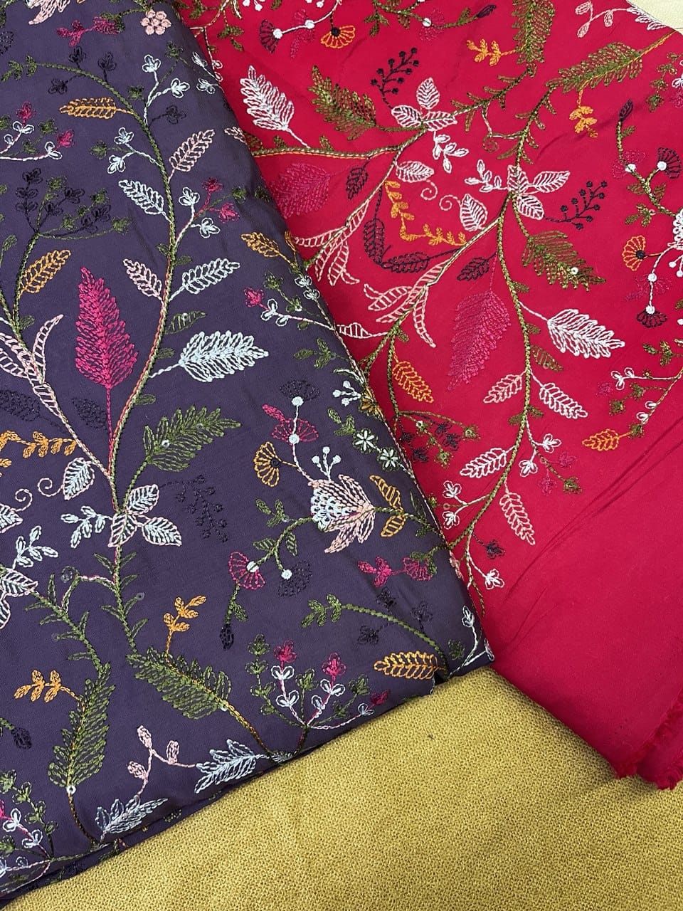 Floral Thread Work