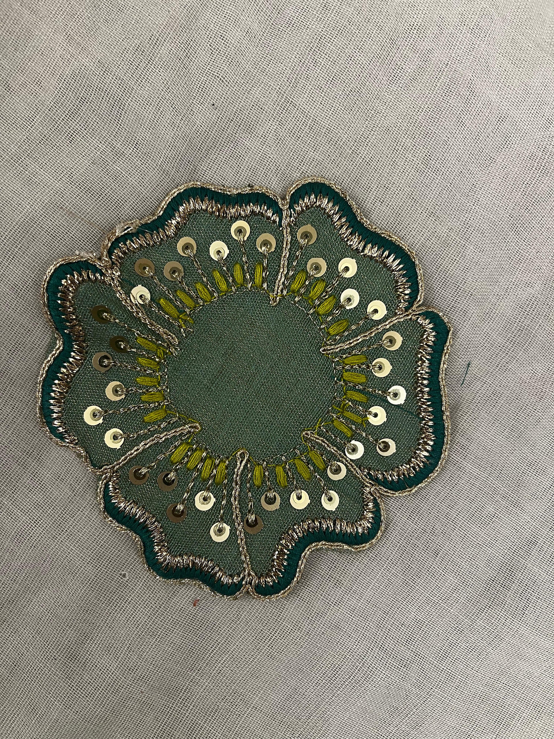 Beaded Gota Work patch