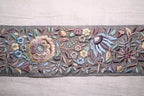 Floral Pastel Threadwork Trim