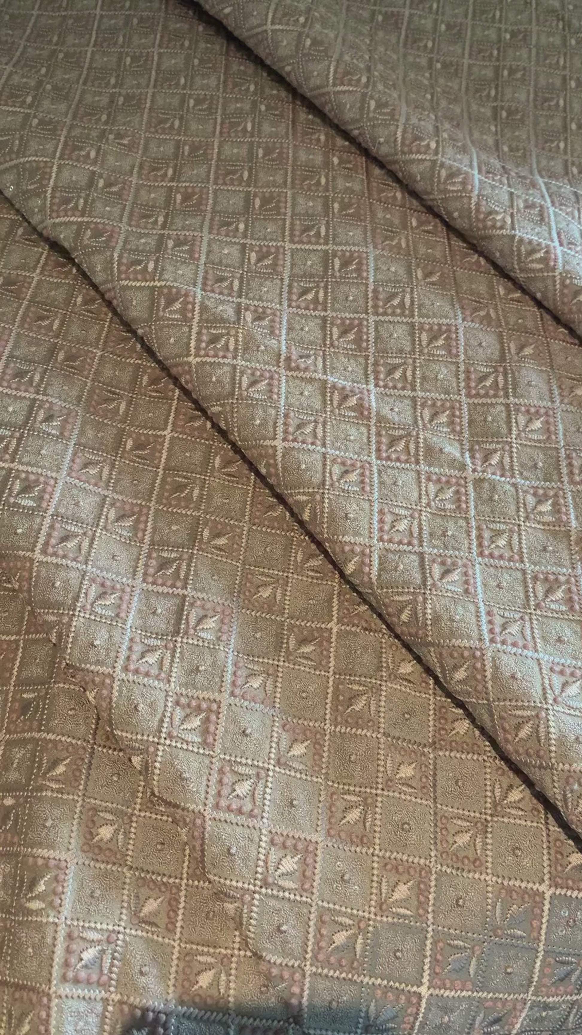 Indian Woven Silk Brocade