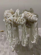 Elegant Ivory Pearl Beaded Tassel